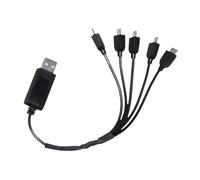 IOIUSKKU Cavo di Ricarica Multiplo per Caricabatterie per Accessori per droni, Pacchetto Completo, Soluzione di Ricarica Multifunzionale per droni e dispositivi, Cavi USB Professionali, Accessori per