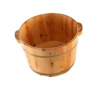 IOIUSKKU Il secchio per pediluvio in legno resistente per pediluvio migliora il comfort e allo stesso tempo garantisce benefici per la salute per il benessere