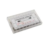 IOIUSKKU Kit di montaggio per perni di collegamento per cinturini per orologi. Pratico assortimento barre a molla a 360° per gli amanti degli orologi, note anche come barre molla. tratta componenti