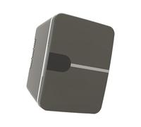 IOIUSKKU Mini frigorifero leggero da 4 litri per conservare i prodotti di bellezza mentre viaggia, ovunque. Bevande fresche, leggere e resistenti. Può essere raffreddato a, Grigio