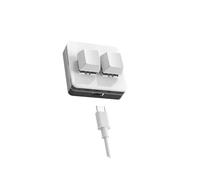 IOIUSKKU Mini tastiera USB a 2 tasti, programmazione semplice per azioni e operazioni multi-step negli accessori da gioco, mini tastiera a 2 tasti, di programmazione hotswap