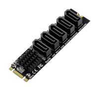 IOIUSKKU Riser Motherboard Controller Convertitore Moltiplicatore Facilita Connessioni ad velocità per Schede di Espansione e Hard Disk Drives Extender Mini Estensione Desktop Rete Ssd HDD