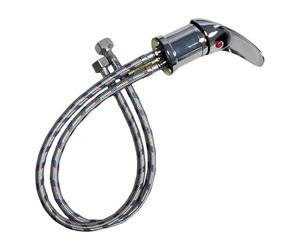 IOIUSKKU Rubinetto per lavabo con tubo flessibile in lega di zinco, rubinetto per acqua da salone di bellezza eccellente durata per il lavaggio lettini per shampoo da parrucchiere e unità lavaggio