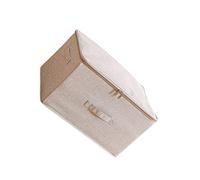 IOIUSKKU Scatola porta abiti Porta abiti Contenitori portaoggetti Custodia organizer, Beige, 45 x 35 x 25 cm, Lunghezza