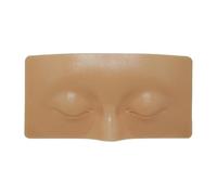 IOIUSKKU Tavola per esercitarsi nel trucco, in silicone, riutilizzabile, con occhi realistici in 3D, strumento per migliorare le competenze e allenare le donne. Tavola per