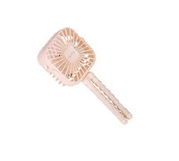 IOIUSKKU Ventilatore per carrozzina in ABS Funzionamento silenzioso Regolabile Motore brushless regolabile a 3 marce Ventole di raffreddamento ricaricabili tramite USB, Quadrato Giallo, Tipo 2