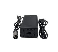 IOLKHFK Caricabatterie for Batteria al Litio for Bici elettrica da 54,6 V 2 A, Compatibile con Pacco Batteria al Litio da 48 V, connettore XLRM a 3 Pin, Adattatore di Alimentazione.(AU Plug)