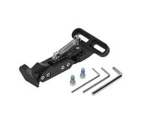 IOLKHFK for Scooter elettrici Cavalletto Staffa di parcheggio Laterale Supporto Montaggio Verticale Laterale V2.0 Staffa for Piede Regolabile Parti di Un Set(Black Kit)