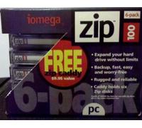 Iomega - 6 x ZIP - 100 MB - PC - supporti di memorizzazione