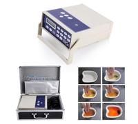 Ion Detox Foot Spa Ionic Detox Machine Portatile Conveniente Doppia Disintossicazione Macchina Per Pediluvio Disintossicante Per Migliorare La Circolazione Sanguigna(110V-220VRegolamento Europeo)