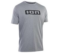 ION Logo Dr - Maglietta da Ciclismo Corta, Colore: Grigio Melange, 2022