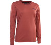 Ion - S_Logo LS Dr - Bike Jersey S_Logo LS Dr Wo Spicy Red per Donne in Cotone - Taglia XS - rosso rosso XS