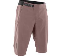 Ion - Shorts da MTB idrorepellente - Bike Shorts Tech Logo Evil Amber per Uomo in Pelle - Taglia S - Rosa