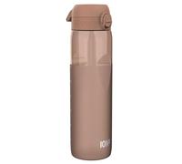 Ion8 Borraccia 1 Litro, 1000ml, a Prova di Perdite, Facile da Aprire, Serratura Sicura, Maniglia per il Trasporto, Lavabile in Lavastoviglie, Senza BPA, Mezzo Taglio Mocha Mousse