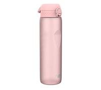 Ion8 Borraccia 1 Litro, 1000ml, a Prova di Perdite, Facile da Aprire, Serratura Sicura, Maniglia per il Trasporto, Lavabile in Lavastoviglie, Senza BPA, Ideale per Sport e Palestra, Quarzo Rosa