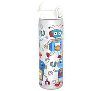 Ion8 Borraccia a Prova di Perdite, 500ml, Facile da Aprire, Serratura Sicura, Lavabile in Lavastoviglie, Senza BPA, Maniglia per il Trasporto, Adatta a Portabicchieri, Facile Pulizia, Robot