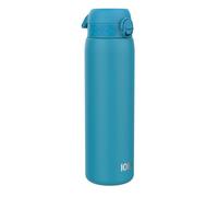 ION8 Borraccia Acciaio Inox Leggero 1 Litro, Non Isolato, a Prova di Perdite, Facile da Aprire, Serratura Sicura, Lavabile in Lavastoviglie, Durevole e Resistente ai Graffi, Blu