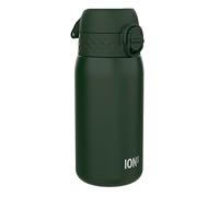 ION8 Borraccia Inox Leggero per Bambini, 400ml, Non Isolato, a Prova di Perdite, Facile da Aprire, Serratura Sicura, Lavabile in Lavastoviglie, Facile Pulizia, Durevole e Antigraffio, Verde