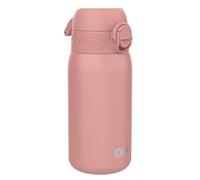 Ion8 Borraccia Inox Leggero per Bambini, 400ml, Non Isolato, a Prova di Perdite, Facile da Aprire, Serratura Sicura, Lavabile in Lavastoviglie, Facile Pulizia, Durevole e Antigraffio, Rosa Cenere