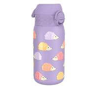 Ion8 Borraccia Inox Leggero per Bambini, 400ml, Non Isolato, a Prova di Perdite, Facile da Aprire, Serratura Sicura, Lavabile in Lavastoviglie, Facile Pulizia, Durevole e Antigraffio, Ricci