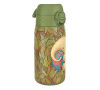ION8 Borraccia Acciaio per Bambini, 400ml, a Prova di Perdite, Facile da Aprire, Serratura Sicura, Lavabile in Lavastoviglie, Maniglia per il Trasporto, Facile Pulizia, Durevole, Design Elefante