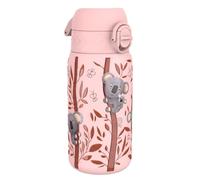 Ion8 Borraccia Inox Leggero per Bambini, 400ml, Non Isolato, a Prova di Perdite, Facile da Aprire, Serratura Sicura, Lavabile in Lavastoviglie, Facile Pulizia, Durevole, Koala