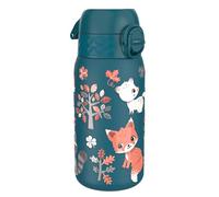 ION8 Borraccia Inox Leggero per Bambini, 400ml, Non Isolato, a Prova di Perdite, Facile da Aprire, Serratura Sicura, Lavabile in Lavastoviglie, Facile Pulizia, Durevole,