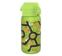 Ion8 Borraccia per Bambini, 350ml, a Prova di Perdite, Facile da Aprire, Serratura Sicura, Lavabile in Lavastoviglie, Senza BPA, Maniglia per il Trasporto, Facile Pulizia, Auto