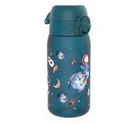 Ion8 Borraccia per Bambini, 350 ml, a Prova di Perdite, Facile da Aprire, Serratura Sicura, Lavabile in Lavastoviglie, Senza BPA, Maniglia per il Trasporto, Facile Pulizia, Viaggio Spaziale