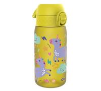 Ion8 Borraccia per Bambini, 350 ml, a Prova di Perdite, Facile da Aprire, Serratura Sicura, Lavabile in Lavastoviglie, Senza BPA, Maniglia per il Trasporto, Facile Pulizia, Unicorni Gialli