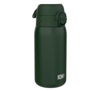 ION8 Borraccia Termica in Acciaio Isolato, 320ml, a Prova di Perdite, Facile da Aprire, Serratura Sicura, Lavabile in Lavastoviglie, Maniglia per il Trasporto, Facile Pulizia, Durevole, Verde Scuro