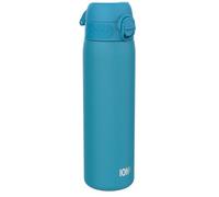 Ion8 Borraccia Termica in Acciaio Isolato, 500ml, a Prova di Perdite, Facile da Aprire, Serratura Sicura, Lavabile in Lavastoviglie, Maniglia per il Trasporto, Facile Pulizia, Durevole, Blu