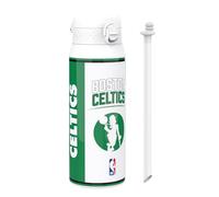 Ion8 NBA Boston Celtics Borraccia Termica con Cannuccia Rimovibile, 750ml/24oz, a Prova di Perdite, Facile da Aprire, Serratura Sicura, Lavabile in Lavastoviglie