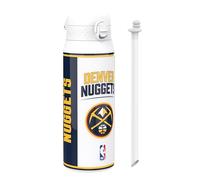Ion8 NBA Denver Nuggets Borraccia Termica con Cannuccia Rimovibile, 750ml/24oz, a Prova di Perdite, Facile da Aprire, Serratura Sicura, Lavabile in Lavastoviglie, Maniglia per il Trasporto