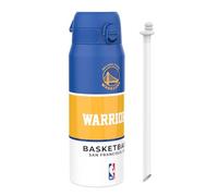 Ion8 NBA Golden State Warriors Borraccia Termica con Cannuccia Rimovibile, 750ml/24oz, a Prova di Perdite, Facile da Aprire, Serratura Sicura, Lavabile in Lavastoviglie, Maniglia per il Trasporto