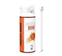 Ion8 NBA Phoenix Suns Borraccia Termica con Cannuccia Rimovibile, 750ml/24oz, a Prova di Perdite, Facile da Aprire, Serratura Sicura, Lavabile in Lavastoviglie, Maniglia per il Trasporto