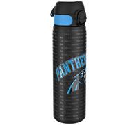 Ion8 Borraccia Acciaio Inox, 600ml, a Prova di Perdite, Facile da Aprire, Serratura Sicura, Lavabile in Lavastoviglie, Adatta a Portabicchieri, Maniglia per il Trasporto, Durevole,Design NFL Panthers