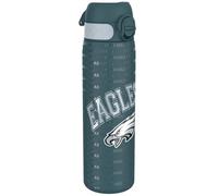 Ion8 Borraccia Acciaio Inox, 600ml, a Prova di Perdite, Facile da Aprire, Serratura Sicura, Lavabile in Lavastoviglie, Adatta a Portabicchieri, Maniglia per il Trasporto, Durevole, Design NFL Eagles