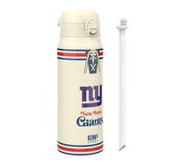 Ion8 NFL New York Giants Borraccia Termica con Cannuccia Rimovibile, 750ml/24oz, a Prova di Perdite, Facile da Aprire, Serratura Sicura, Lavabile in Lavastoviglie, Maniglia per il Trasporto