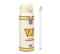 Ion8 NFL Washington Commanders Borraccia Termica con Cannuccia Rimovibile, 750ml/24oz, a Prova di Perdite, Facile da Aprire, Serratura Sicura, Lavabile in Lavastoviglie, Maniglia per il Trasporto