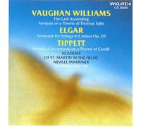 Iona Brown, violin - Vaughan Williams: Lark Ascending; Fantasia on a Theme of Thomas Tallis / Elgar: Serenade for Strings / Tippett: Fantasia Concertante on a Theme of Corelli
