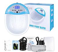 Ionic Foot Bath Detox Machine, Ion Foot Spa Cleanse Machine, piedi Spa macchina con telecomando, cintura riscaldante, conto alla rovescia, 100 fodere