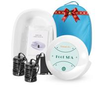 Ionic Foot Bath Detox Machine, Portable Ionic Foot Bath Detox Machine Cleanse for Home Beauty Salon Spa Use with 100 Liners (with Portable Handbag)