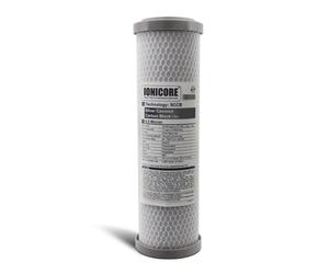 Ionicore Cartuccia Filtro Battereostatica Carbon Block al cocco 2,5"x10" - 5 mic
