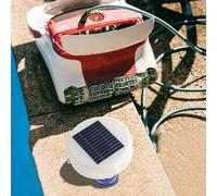 Ionizzatore ad energia solare trattamento acqua piscina ecologico facile da mant