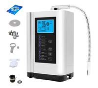 Ionizzatore d'acqua e depuratore d'acqua Macchina fino a ±550mv 7 Impostazioni di qualità dell'acqua Valore Ph 3,5-10,5 8000 litri per filtro Contenuto di idrogeno fino a 1300ppb, bianco (White )