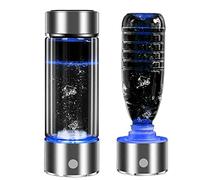 Ionizzatore Del Generatore Dell'acqua Ricco Dell'idrogeno Bottiglia Di Acqua Alcalina Idrogeno Effetto Luci Colorate Tecnologia SPE/ PEM 3min Rendono Il Contenuto Di Idrogeno Fino A 1000-1300PPB 450ml