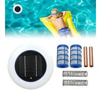 Ionizzatore della Piscina di Rame, 7 Pezzi/Set ionizzatore Piscina Solare, 6x6 Rame Resistente al Cloro Eco -Friendly per Le Piscine Terra, per sopra