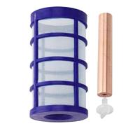 Ionizzatore Solare Della Piscina - Pulitore Acqua Galleggiante In Rame ABS 10x6,7x6,7 Cm Con Anodo In Rame | Purificatore Di Piscina Ecologico, Riduce Irritazioni E Alghe, Kit Di Ricambio