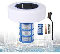 Ionizzatore Solare for Piscina, Purificatore Rame Argento Senza Cloro for Piscine, Spa | Ionizzatore for piscina con ioni di rame e argento ad energia solare, senza cloro